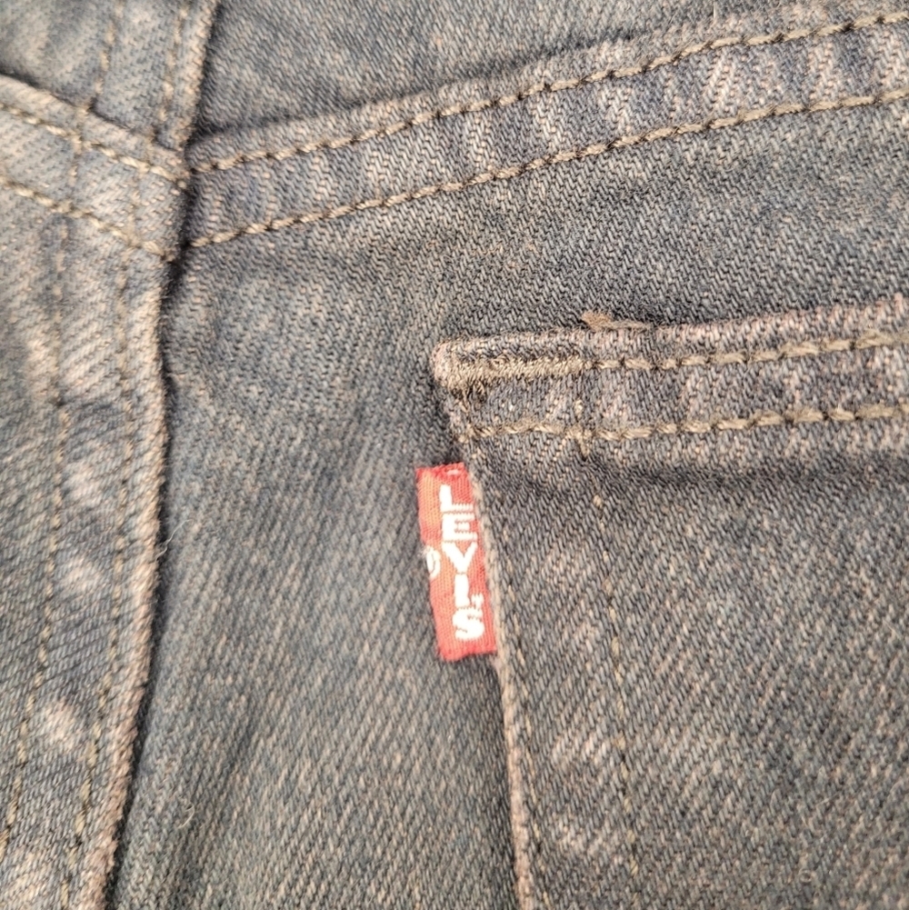 Levi’s Premium Big E High Rise Wedgie Fit Button Fly Jeans sz 25 - Picture 3 of 13